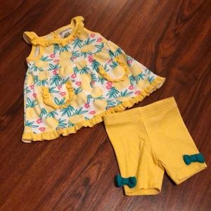 Adorable Lemon Top and Shorts